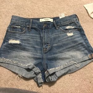 High rise shorts